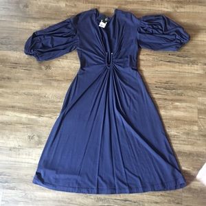 Dark blue sexy Roberto Cavalli dress